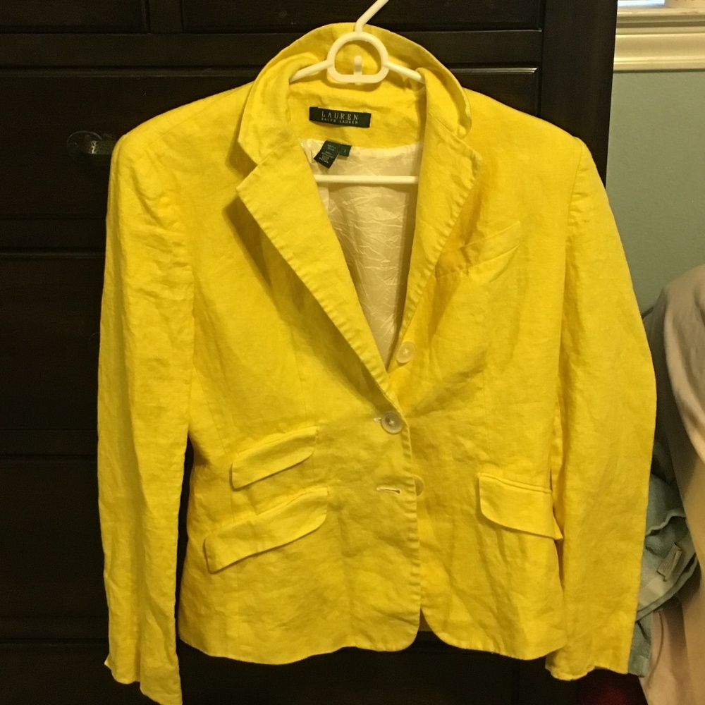 Yellow Ralph Lauren Blazer